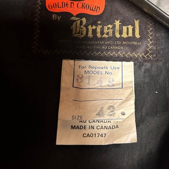 Leather Motorcycle Racing Jumpsuit - Golden Crown by Bristol - NEW - Picture 4 of 4